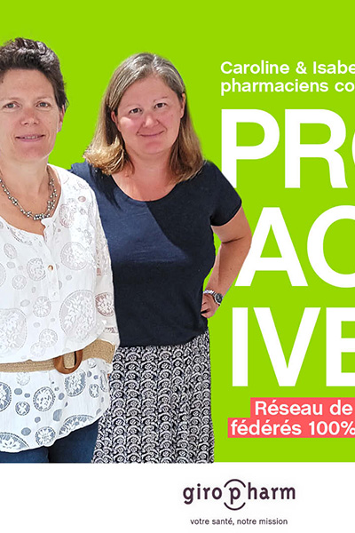 Portraits de pharmaciens - Caroline et Isabelle